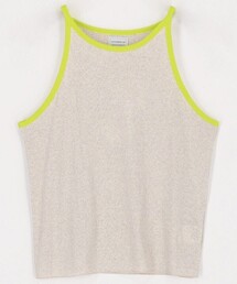 Firsthand（ファーストハンド）の「GOODPEOPLE GOODSTITCHING GOODPRODUCT/グッドピープルグッドスティッチンググッドプロダクト Fresca zero Light Rib Tank Top / ライトリブ タンクトップ / 配色 アメスリ タンク（キャミソール）」