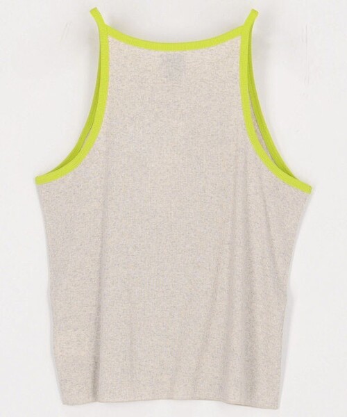 Firsthand(ファーストハンド)の「GOODPEOPLE GOODSTITCHING GOODPRODUCT/グッドピープルグッドスティッチンググッドプロダクト Fresca zero Light Rib Tank Top / ライトリブ タンクトップ / 配色 アメスリ タンク(キャミソール・レディース・ベージュ/ブラック/ブルーグリーン・SMALL)」の4枚目の写真