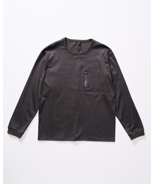 wjk（ダヴルジェイケイ）の「zip-pocket L/S（Tシャツ/カットソー・メンズ・ホワイト/ダークグレー/ブラック・SMALL/MEDIUM/LARGE/X-LARGE）」の21枚目の写真