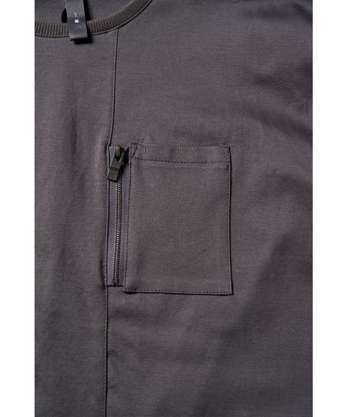 wjk（ダヴルジェイケイ）の「zip-pocket L/S（Tシャツ/カットソー・メンズ・ホワイト/ダークグレー/ブラック・SMALL/MEDIUM/LARGE/X-LARGE）」の12枚目の写真