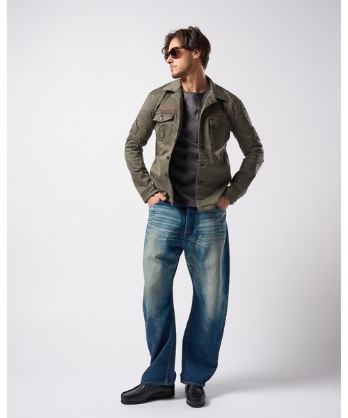 wjk（ダヴルジェイケイ）の「zip-pocket L/S（Tシャツ/カットソー・メンズ・ホワイト/ダークグレー/ブラック・SMALL/MEDIUM/LARGE/X-LARGE）」の14枚目の写真