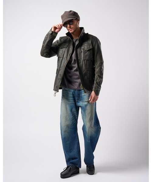 wjk（ダヴルジェイケイ）の「zip-pocket L/S（Tシャツ/カットソー・メンズ・ホワイト/ダークグレー/ブラック・SMALL/MEDIUM/LARGE/X-LARGE）」の15枚目の写真