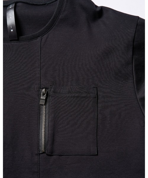 wjk（ダヴルジェイケイ）の「zip-pocket L/S（Tシャツ/カットソー・メンズ・ホワイト/ダークグレー/ブラック・SMALL/MEDIUM/LARGE/X-LARGE）」の8枚目の写真