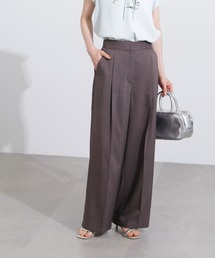 【PS/低身長サイズ】リネンライクタックパンツ