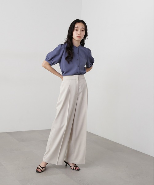N.（N. Natural Beauty Basic）（エヌエヌナチュラルビューティーベーシック）の「【PS/低身長サイズ】リネンライクタックパンツ（その他パンツ・レディース・グレイッシュベージュ/ベージュ/ブラウン・SMALL/MEDIUM/PS）」の20枚目の写真