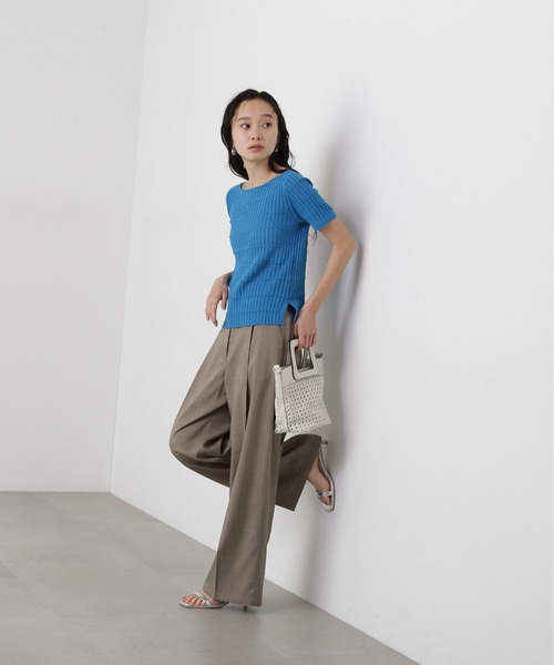 N.（N. Natural Beauty Basic）（エヌエヌナチュラルビューティーベーシック）の「【PS/低身長サイズ】リネンライクタックパンツ（その他パンツ・レディース・グレイッシュベージュ/ベージュ/ブラウン・SMALL/MEDIUM/PS）」の11枚目の写真