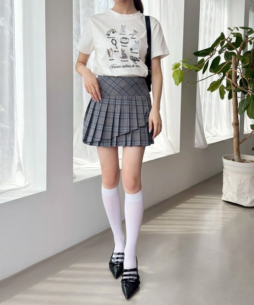 one after another NICE CLAUP(ワンアフターアナザーナイスクラップ)の「【T-shirt collection】アソートコンパクトTee(Tシャツ/カットソー・レディース・ホワイト系/ホワイト系1/ホワイト系2/ホワイト・FREE)」の5枚目の写真