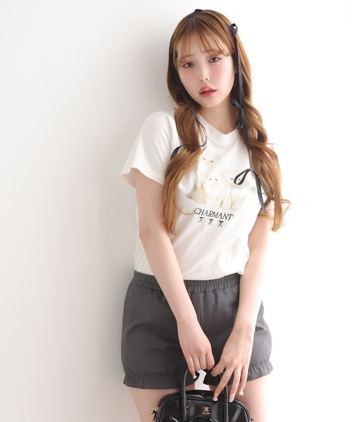 one after another NICE CLAUP(ワンアフターアナザーナイスクラップ)の「【T-shirt collection】アソートコンパクトTee(Tシャツ/カットソー・レディース・ホワイト系/ホワイト系1/ホワイト系2/ホワイト・FREE)」の9枚目の写真