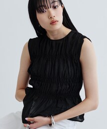 GALLEST | ワッシャーティアードブラウス(シャツ/ブラウス)