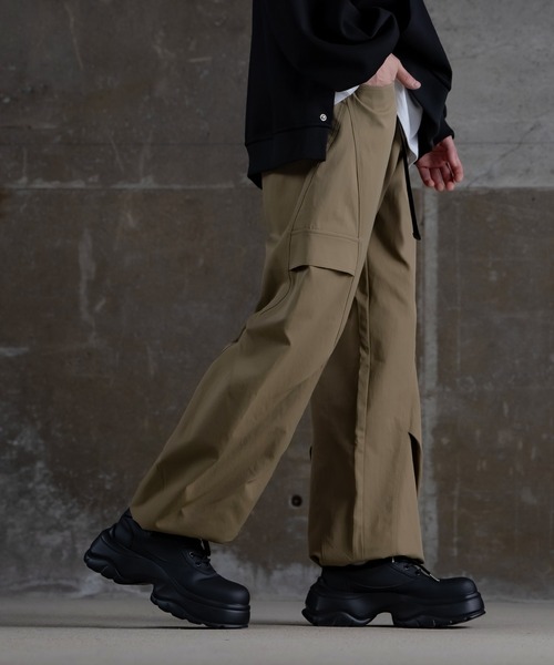 Crownor(クラウノアー)の「カーゴ ウェビングベルトパンツ(カーゴパンツ・メンズ・ブラック/グレー/ベージュ・LARGE/MEDIUM/X-LARGE)」の22枚目の写真