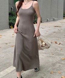 ニットワンピース ノースリーブ ニット