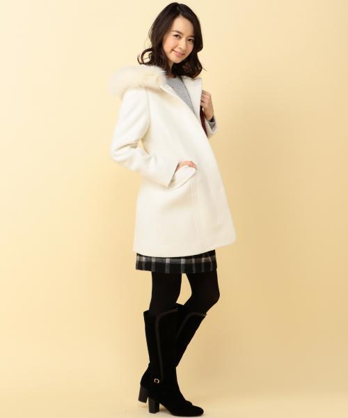 any SiS（エニィスィス）の「ジュエルアンゴラ コート（その他アウター  