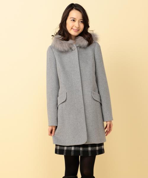 any SiS（エニィスィス）の「ジュエルアンゴラ コート（その他アウター  