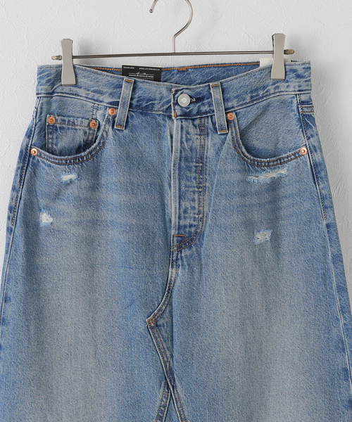 U by SPICK&SPAN(ユーバイスピックアンドスパン)の「LEVI’S/リーバイス ICONIC LONG SKIRT W/SLIT(デニムスカート・レディース・ブルー・25cm)」の10枚目の写真