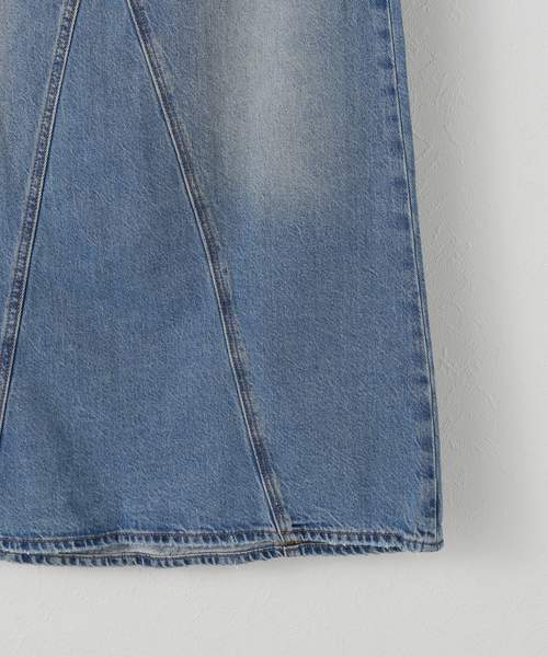 U by SPICK&SPAN(ユーバイスピックアンドスパン)の「LEVI’S/リーバイス ICONIC LONG SKIRT W/SLIT(デニムスカート・レディース・ブルー・25cm)」の7枚目の写真