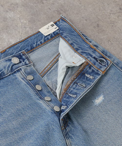 U by SPICK&SPAN(ユーバイスピックアンドスパン)の「LEVI’S/リーバイス ICONIC LONG SKIRT W/SLIT(デニムスカート・レディース・ブルー・25cm)」の6枚目の写真