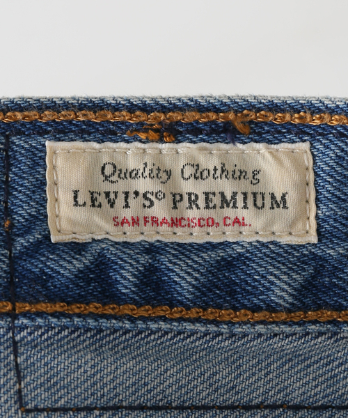 U by SPICK&SPAN(ユーバイスピックアンドスパン)の「LEVI’S/リーバイス ICONIC LONG SKIRT W/SLIT(デニムスカート・レディース・ブルー・25cm)」の4枚目の写真