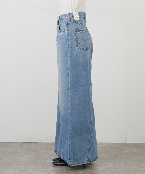 U by SPICK&SPAN(ユーバイスピックアンドスパン)の「LEVI’S/リーバイス ICONIC LONG SKIRT W/SLIT(デニムスカート・レディース・ブルー・25cm)」の14枚目の写真
