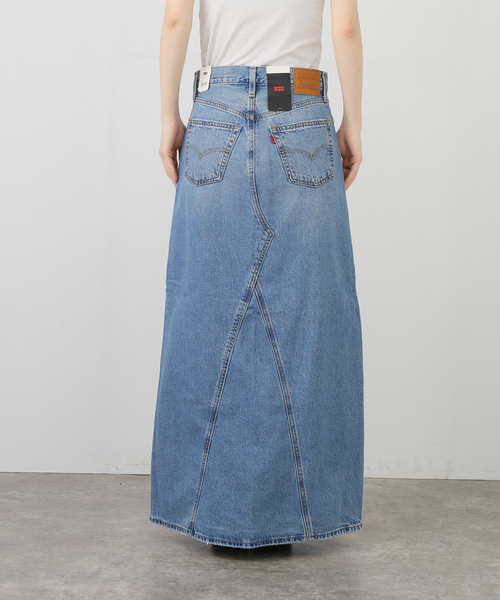 U by SPICK&SPAN(ユーバイスピックアンドスパン)の「LEVI’S/リーバイス ICONIC LONG SKIRT W/SLIT(デニムスカート・レディース・ブルー・25cm)」の13枚目の写真