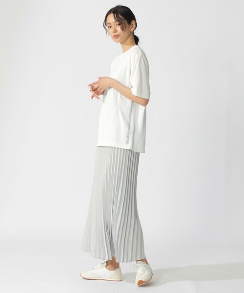 ECOALF（エコアルフ）の「ACT ナチュラルライク ニットT　UNISEX 【日本限定】（Tシャツ/カットソー・レディース・ネイビー/ライトグリーン/オフホワイト・M/L/S）」の8枚目の写真