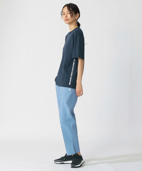 ECOALF（エコアルフ）の「ACT ナチュラルライク ニットT　UNISEX 【日本限定】（Tシャツ/カットソー・レディース・ネイビー/ライトグリーン/オフホワイト・M/L/S）」の12枚目の写真