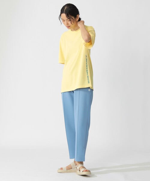 ECOALF（エコアルフ）の「ACT ナチュラルライク ニットT　UNISEX 【日本限定】（Tシャツ/カットソー・レディース・ネイビー/ライトグリーン/オフホワイト・M/L/S）」の19枚目の写真