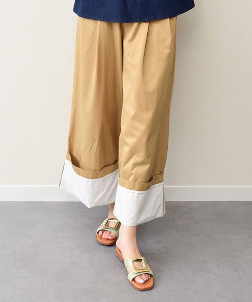 inter-chaussures(インターショシュール)の「【Oh my Sandals】スクエアトウフラットバックルサンダル(E52303)(サンダル・レディース・ライトグリーン/ブラウン/ライトベージュ・35/36/37/38)」の10枚目の写真