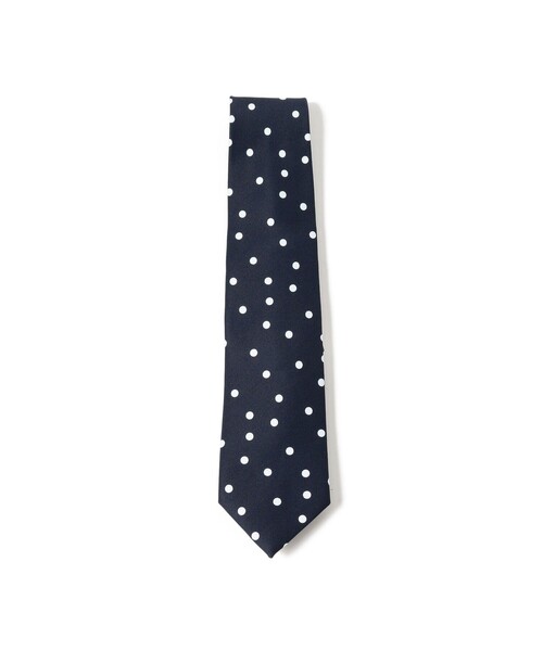 セール】ADAMLEY シルク ドット柄 プリント ネクタイ（ネクタイ