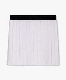 プリーツ ストレッチニット スカート