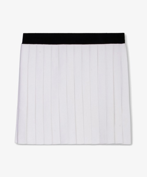 MICHAEL KORS(マイケルコース)の「プリーツ ストレッチニット スカート(スカート・レディース・ホワイト・XS/S/M/L/XL)」の1枚目の写真
