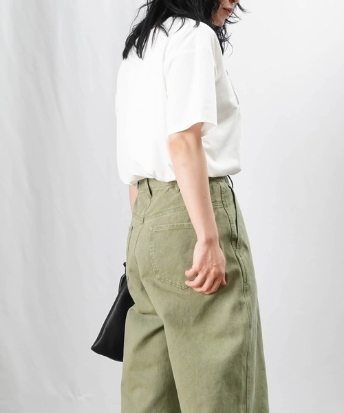 LUCA/LADY LUCK LUCA（ルカ/レディラックルカ）の「LC/LLL アートロゴ刺繍Tシャツ（Tシャツ/カットソー・レディース・ブラック/カーキ/オフホワイト・FREE）」の13枚目の写真