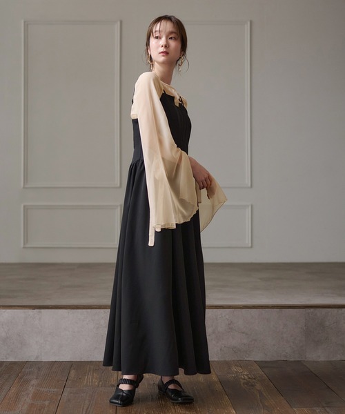mideal（マイディール）の「2way sheer flare sleeves ribbon tops / 2wayシアーフレアスリーブリボントップス（シャツ/ブラウス・レディース・アイボリー/ブルーグレー/ミント/ピンク・FREE）」の11枚目の写真