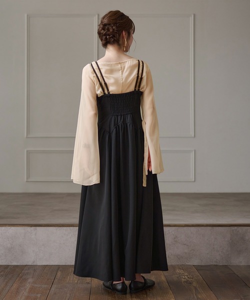 mideal（マイディール）の「2way sheer flare sleeves ribbon tops / 2wayシアーフレアスリーブリボントップス（シャツ/ブラウス・レディース・アイボリー/ブルーグレー/ミント/ピンク・FREE）」の13枚目の写真