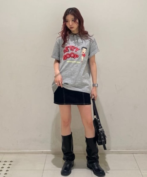 Betty Boop x SLY EYELET T/SH ベティブープ スライ アイレット