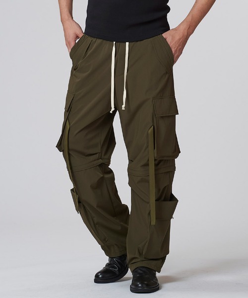 NO ID.（ノーアイディ）の「mp13792- ｲｰｼﾞｰﾜｲﾄﾞﾃｸﾉPT カーゴパンツ（カーゴパンツ・メンズ・ライトグレー/カーキ/ブラック・1/2）」の20枚目の写真