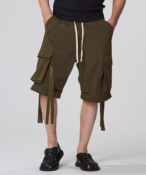 NO ID.（ノーアイディ）の「mp13792- ｲｰｼﾞｰﾜｲﾄﾞﾃｸﾉPT カーゴパンツ（カーゴパンツ・メンズ・ライトグレー/カーキ/ブラック・1/2）」の22枚目の写真