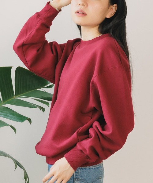LIFEMAX(ライフマックス)の「▲LIFEMAX/ライフマックス 10.0オンス トレーナー(裏パイル)コットンスウェット トレーナー クルーネック ユニセックス(スウェット・メンズ・バーガンディー/ホワイト/杢グレー/ネイビー/ブラック・S/L/LL/M)」の5枚目の写真
