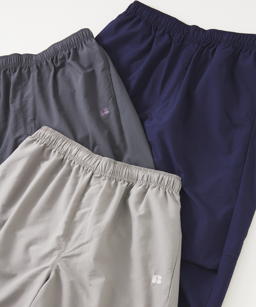 Russell Athletic(ラッセルアスレティック)の「RUSSELL ATHLETIC 別注 ナイロン リップストップ パンツ(その他パンツ・メンズ・グレー/ブラックミックス/ネイビー・MEDIUM/LARGE)」の4枚目の写真