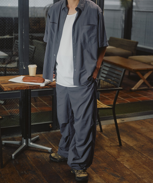 Russell Athletic(ラッセルアスレティック)の「RUSSELL ATHLETIC 別注 ナイロン リップストップ パンツ(その他パンツ・メンズ・グレー/ブラックミックス/ネイビー・MEDIUM/LARGE)」の6枚目の写真