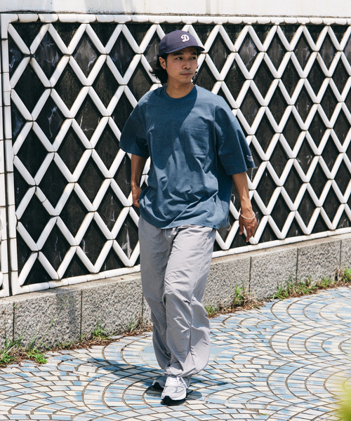 Russell Athletic(ラッセルアスレティック)の「RUSSELL ATHLETIC 別注 ナイロン リップストップ パンツ(その他パンツ・メンズ・グレー/ブラックミックス/ネイビー・MEDIUM/LARGE)」の11枚目の写真