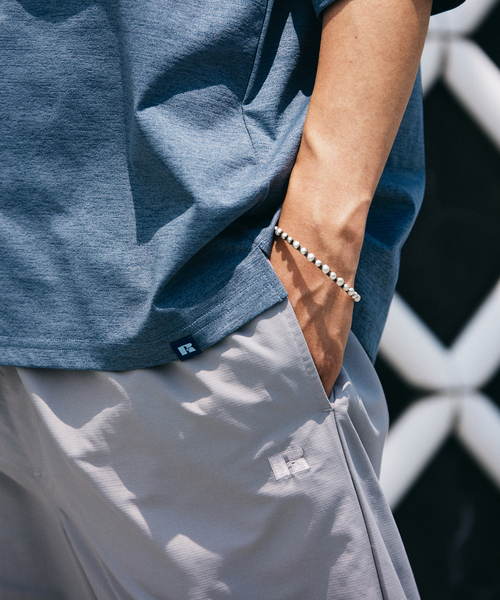 Russell Athletic(ラッセルアスレティック)の「RUSSELL ATHLETIC 別注 ナイロン リップストップ パンツ(その他パンツ・メンズ・グレー/ブラックミックス/ネイビー・MEDIUM/LARGE)」の17枚目の写真