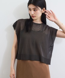 VIS | 【夏トク価格】ドライタッチシアーニットトップス(ニット/セーター)