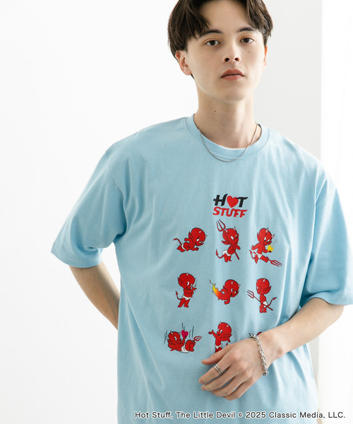 セール】『別注』HOT STUFF×SENSE OF PLACE プリントTシャツ B