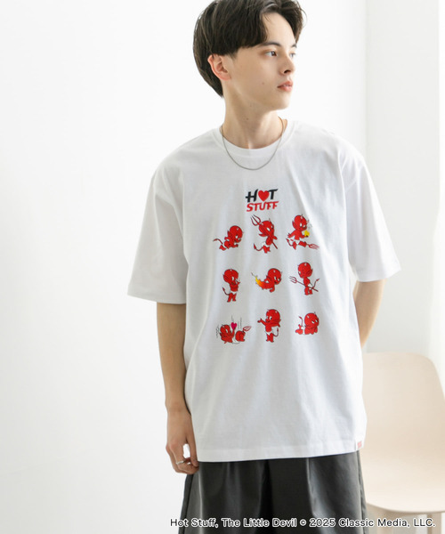 ブランドTシャツ放出中　さおりん セール】『別注』HOT STUFF×SENSE OF PLACE プリントTシャツ B（T