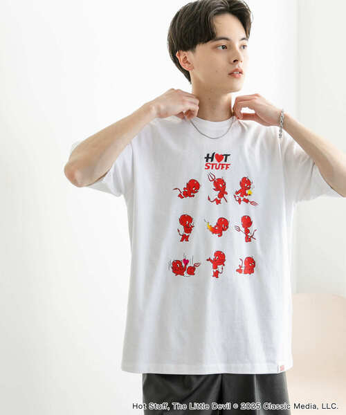 セール】『別注』HOT STUFF×SENSE OF PLACE プリントTシャツ B（T