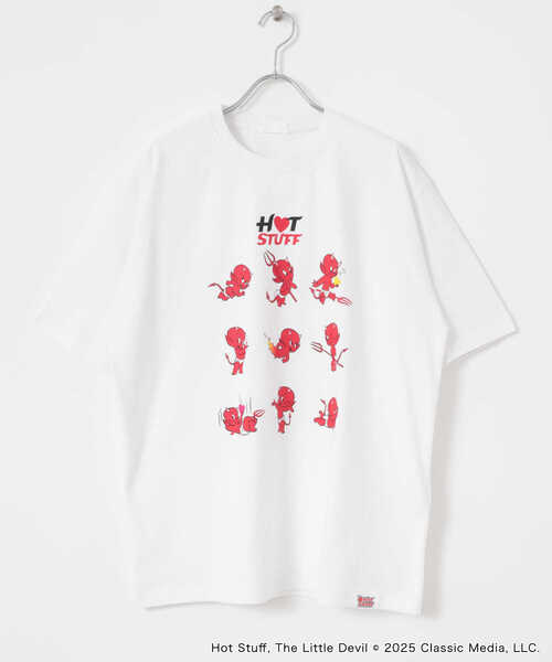 セール】『別注』HOT STUFF×SENSE OF PLACE プリントTシャツ B