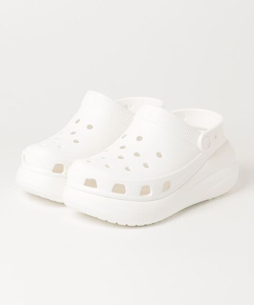 crocs(クロックス)の「crocs/クロックス CLASSIC CRUSH CLOG/クラシック クラッシュクロッグ(サンダル・レディース・ブラック/ライトベージュ/ライトピンク/ホワイト/パープル・22cm/23cm/24cm/25cm/26cm/27cm/28cm)」の2枚目の写真