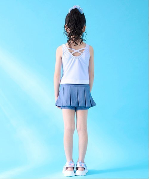 mezzo piano、サイズ130cm、夏服+水着セット mezzo piano（メゾピアノ）の「【SWIM】スイムウェア 3点セット（水着