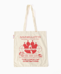 WISM（ウィズム）の「Woofietokyo / ウーフィトウキョウ BUGBAGBAGS  SAYHELLO Tote-Bag（トートバッグ・メンズ）」