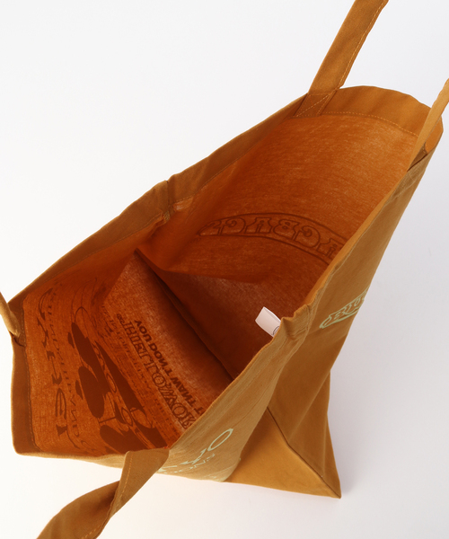 WISM(ウィズム)の「Woofietokyo / ウーフィトウキョウ BUGBAGBAGS SAYHELLO Tote-Bag(トートバッグ・メンズ・アイボリー/チョコ・FREE)」の7枚目の写真